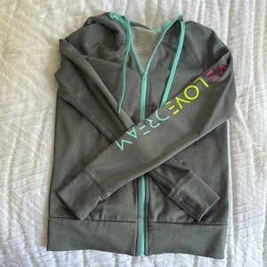 Aeropostale Live Love Dream Zip Up Sweatshirt